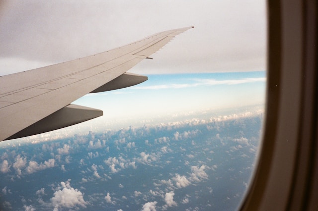 Panoramski pogled iz aviona